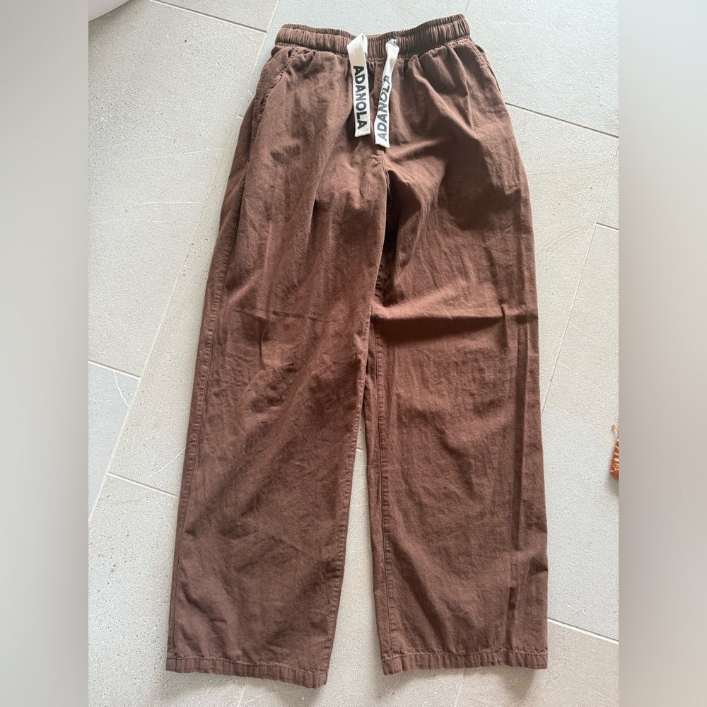 Adanola wide leg drawstring pant
